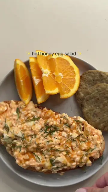 Literally keeps me full for hours.. HOT HONEY EGG SALAD (makes 2-3 servings) — 4