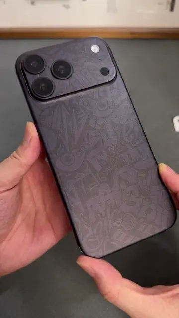 Why hide your iPhone under a bulky case? #iphone18promax #iPhoneSkin  #iphoneacc
