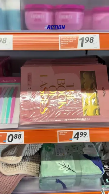 The book of lashes a 4,99€ da Action ✨🌸🧸 #action #lashes #lashesathome #lashes