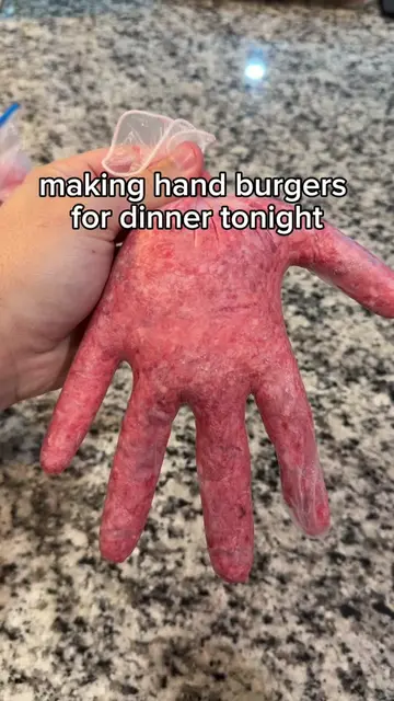 Made some hand burgers