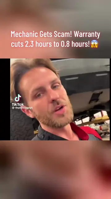 Mechanic Gets Scam! Warranty cuts 2.3 hours to 0.8 hours!😱 #Mechanic #Scam #Dea