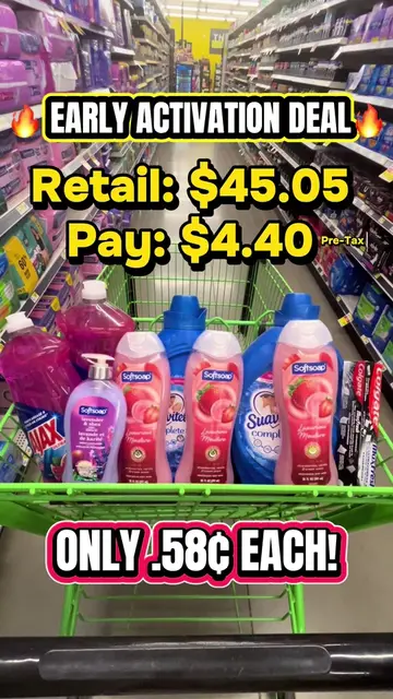 🔥INSANE EARLY ACTIVATION DEAL! 9 items only .58¢ EACH!🔥  Only available after 