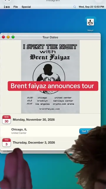Brent faiyaz announces tour #brentfaiyaz 