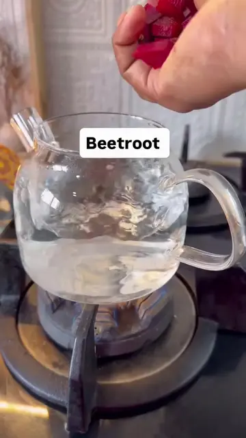 #healthy tea recipe beetroot is rich in Iran and vitamin C which help boost bloo