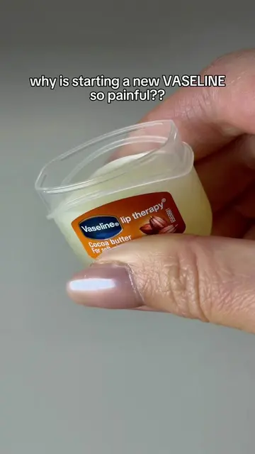 the WORST part about Vaseline 😭 #relatable #makeup #skincare #vaseline #beauty 