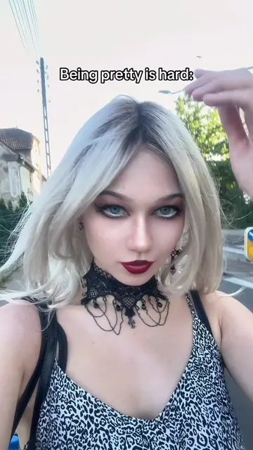 Being Pretty goth girl is hard / TAG THE PRETTIEST GIRL YOU KNOW 🤍 #gothgirl #g