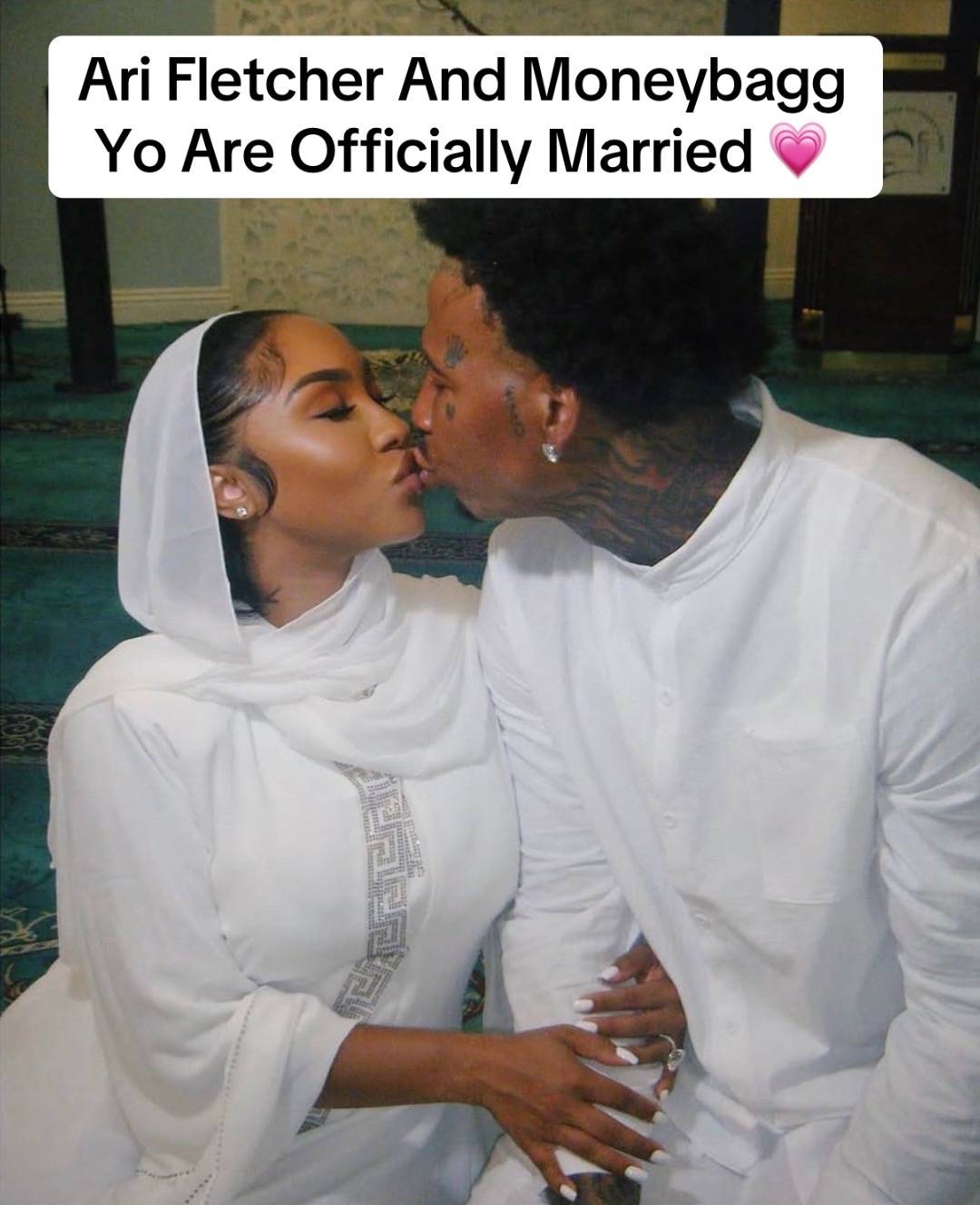 Congratulations are in order for AriFletcher and MoneybaggYo O! A source close t