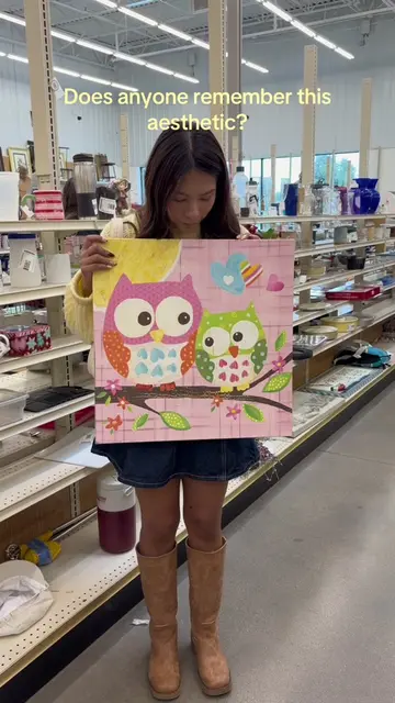 Matches my sweater🥺 #nostalgia #thriftfinds #circoowl #whimsy #thrift 