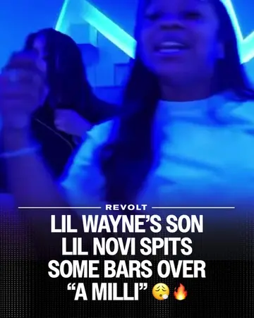 Like Father, Like Son 🥲 Lil Wayne’s son Lil Novi rapping over “A Milli” 🔥 #lil