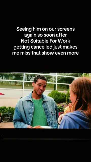 I’m still upset that Not Suitable For Work tv show got cancelled 😭 Seeing Nicho