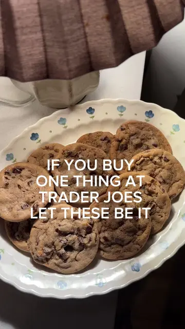 We never skip grabbing these! Add a little flaky salt on top and 😮‍💨 #traderjo