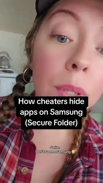 Samsung has a secure folder for confidential messaging used by cheaters #whatsap