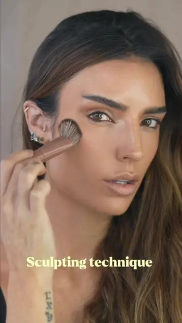 Técnica de esculpir o rosto✨ Salva pra tentar depois❤️ #makeup #dicasdemaquiagem