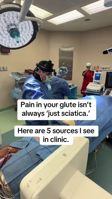 Pain in your glute is one of the most misdiagnosed complaints I see. Most people