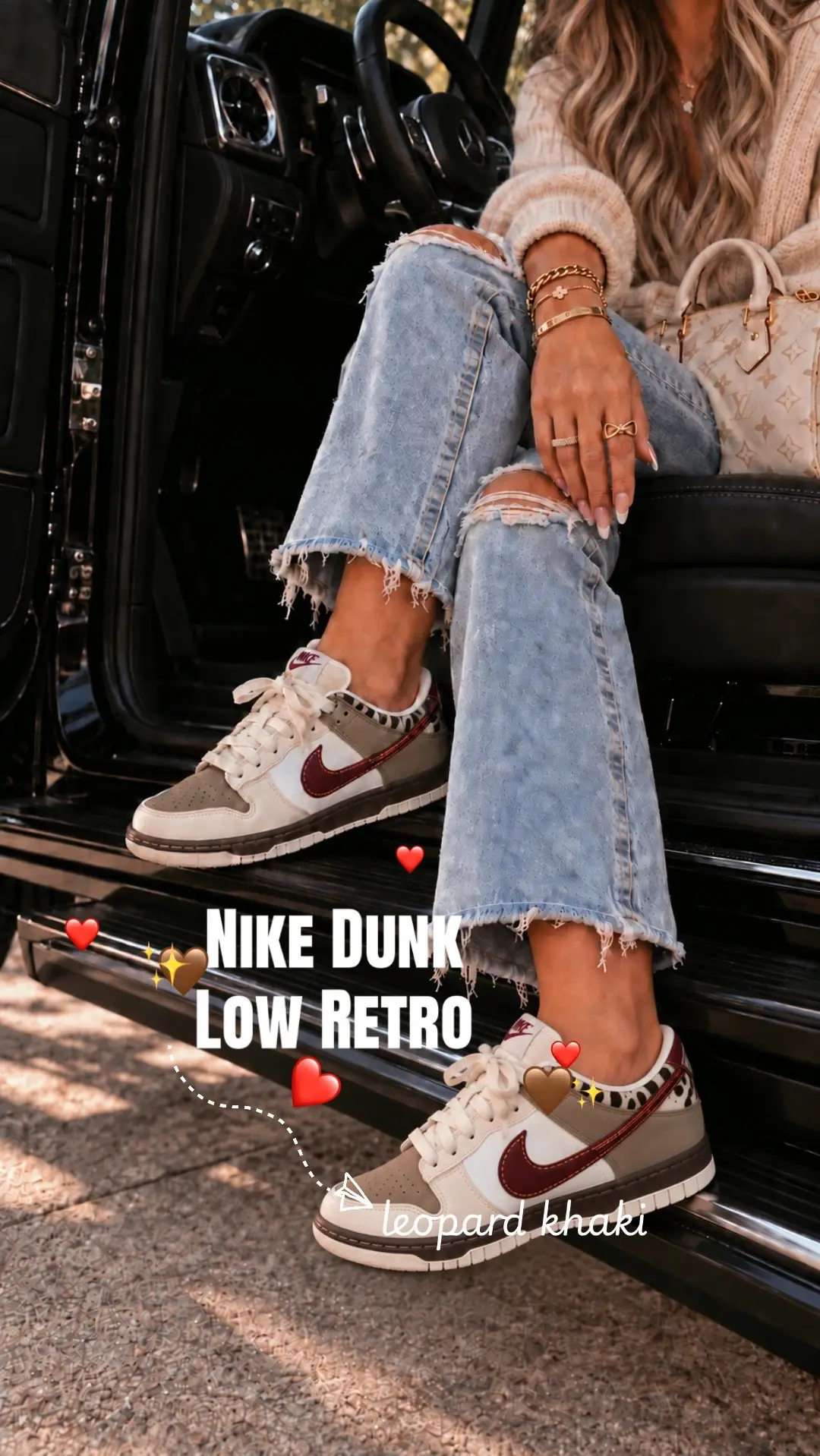 The neutral color combo, burgundy swoosh AND leopard detail?! These might be the