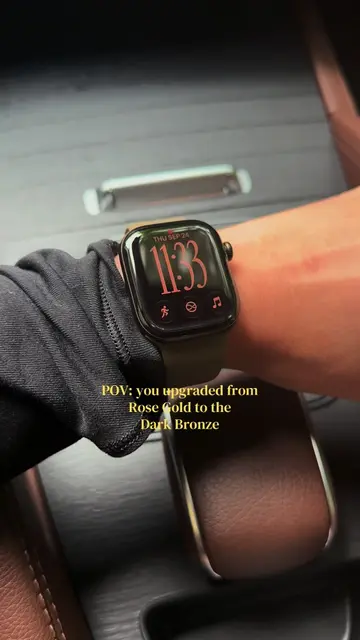 I’m in my dark era 🍁🥀 #applewatch #series12 #techtok #aesthetic #fall 