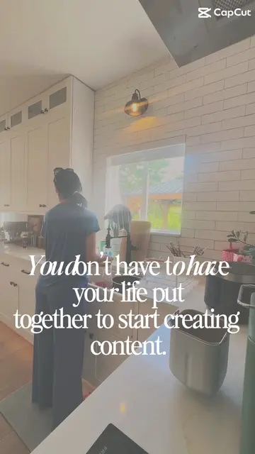 You don’t have to have your life together to start creating content. I feel like
