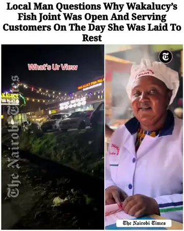 Local man was shocked to find one of Wakalucy’s joints open and operating on the