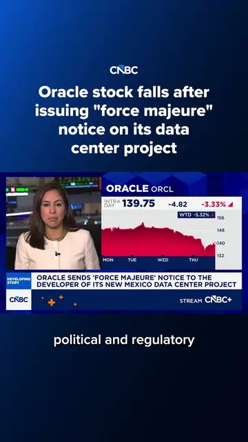 #Oracle shares fell on Thursday following news that the company sent a “force ma