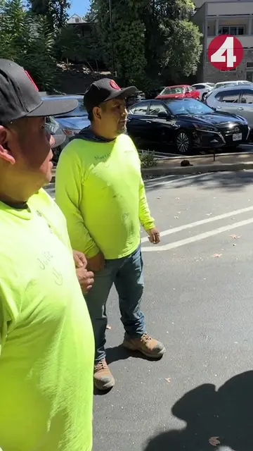 The workers at Applewood Landscaping in Saratoga have become social media sensat