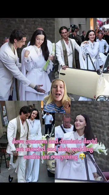 Dove Cameron and Damiano David Wedding photos are here - they’re MARRIED !!! Dov