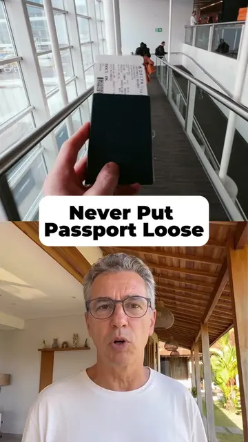 Never put your passport loose in the security bin. Airport security insiders rev