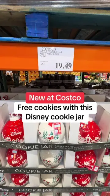 Wait, the cookies are included? 😍 This Disney cookie jar at Costco actually com