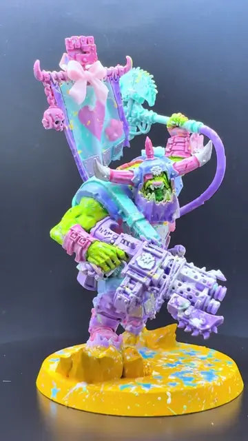 Orkalicious!!! The Wahhhhhbie land Orks need some new leadership. Slowly chuggin