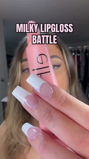 🎀🤍💋 PINK PEPPERMINT VS. VANILLA SWIRL! RIGHT ➡️ e.l.f. Glow Reviver Melting L