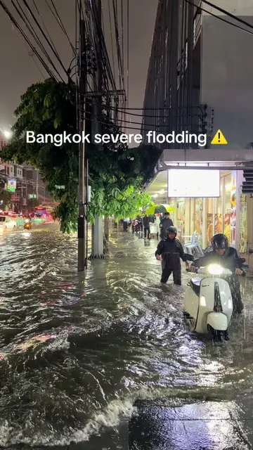 Danger bangkok 😱 #bangkokweather