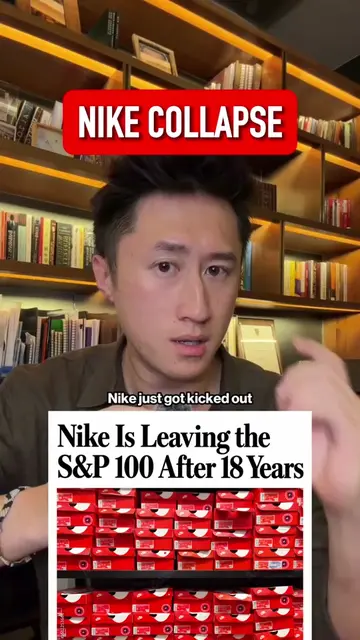 Nike just got kicked out of the S&P 100. The stock has collapsed nearly 80% from