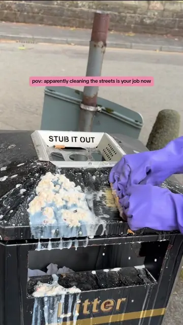POV: apparently cleaning the streets is your job now 🤷‍♀️ #CleanTok #cleaning #