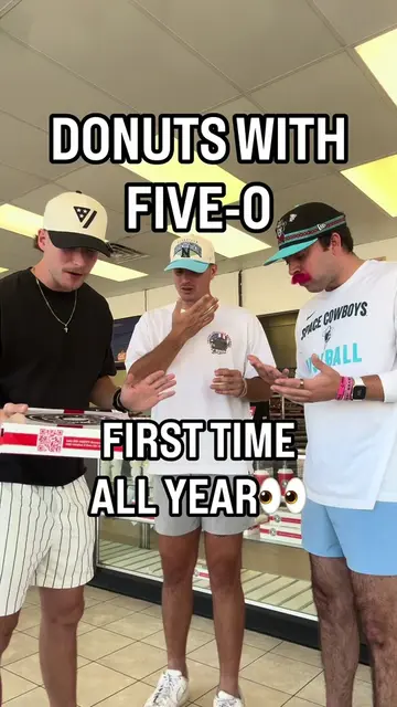🍩🚔 DONUTS WITH FIVE-O: HOUSTON It finally happened. After an entire season of 