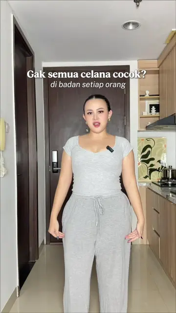 Gak semua celana cocok di semua badan, krna selain body shape ada yg nama nya To