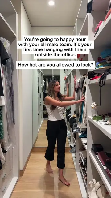 what’s the fine line between looking memorable vs “looking too hot” at work?  Co