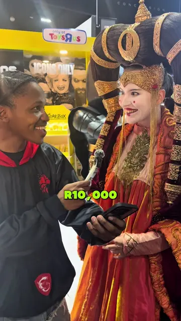 How much does your cosplay cost with Evetech👾👾 #comicconafrica #evetech #cospl