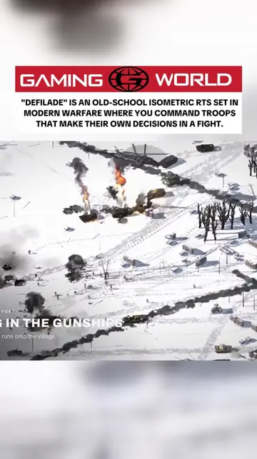 "Defilade" is an old-school isometric RTS set in modern warfare where you comman