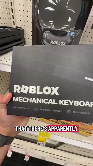 Roblox has a mechanical keyboard now?? #keyboard #roblox #pc 