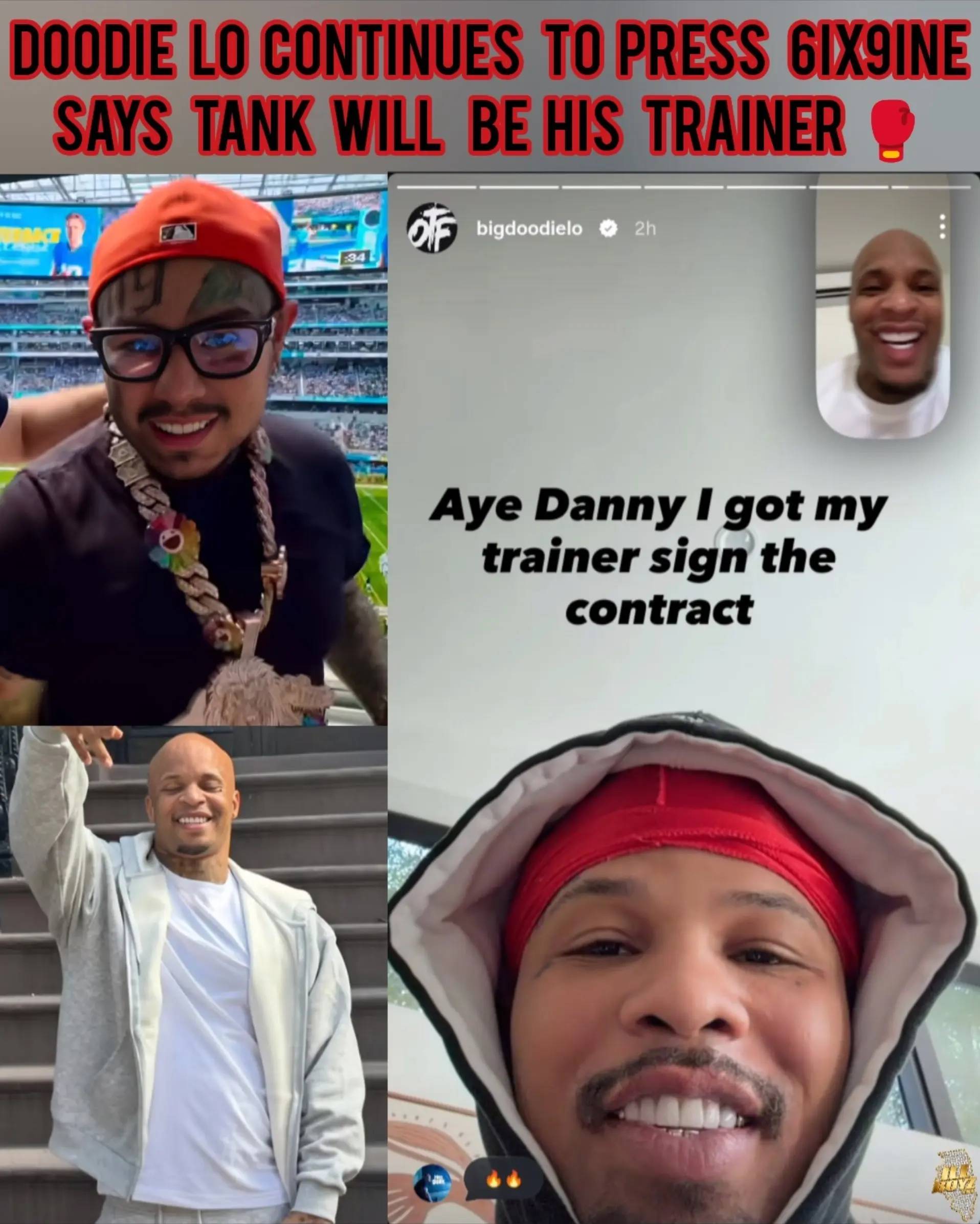 #DoodieLo is keeping his foot on the gas! 🥊 Despite #6ix9ine staying unusually 