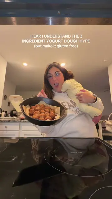 LEGIT 3 ingredients and I made it GF! This came out SO GOOD! Recipe anyone?! 🤭�