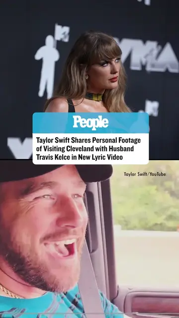 #TaylorSwift is bringing fans to #TravisKelce‘s hometown. ❤️ In the lyric video 