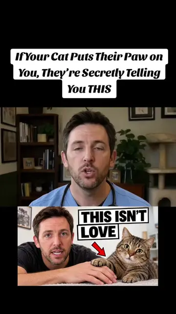 If Your Cat Puts Their Paw on You, They’re Secretly Telling You THIS #CatBehavio