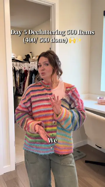 500 items decluttered!! 🙌 today was another full day of closet cleanout! I’ll b