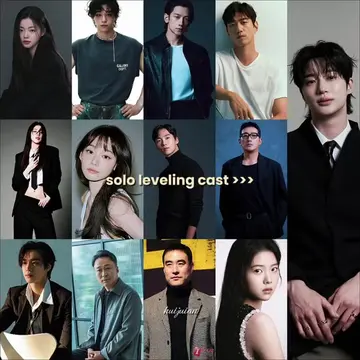 solo leveling cast, byeon wooseok as sung jinwoo, han sohee as cha haein, cha wo