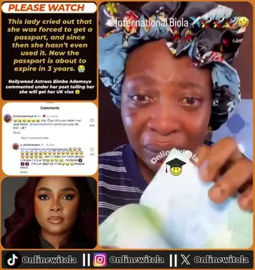 This lady cried out that she was forced to get a passport, and since then she ha