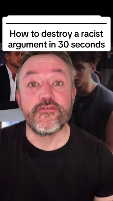 How to destroy a racist argument in 30 seconds with clear, consistent logic. #ra
