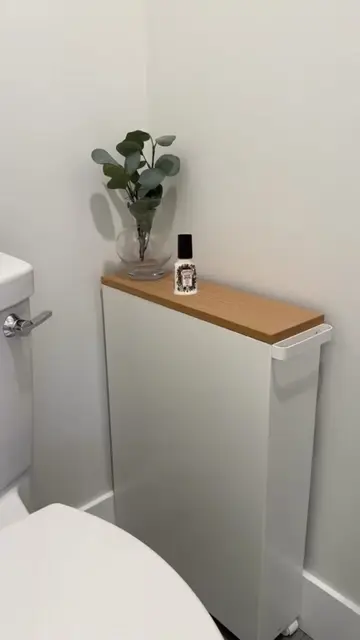 Parfait pour les petits espaces pour des toilettes bien rangées. N'hésitez pas à