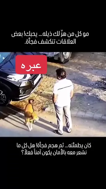 أحياناً لا يكون الخطر في الشخص الذي يظهر لك العداء… بل في شخص منحك شعوراً بالأما