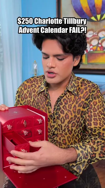 Let’s unbox this $250 advent calendar from Charlotte Tilbury…😳 #adventcalendar 