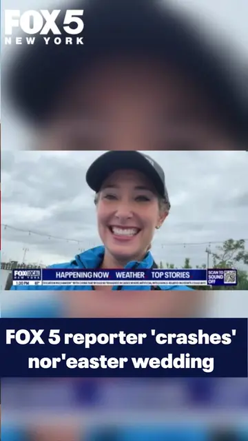 FOX 5 NY reporter Jodi Goldberg stumbles upon a wedding celebration defying the 